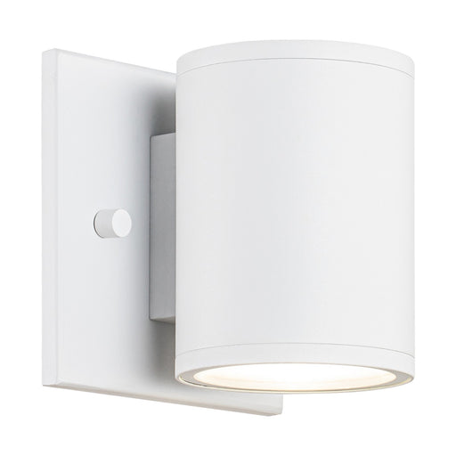 Tubular LED Wall Sconce Matte White