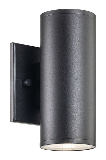 Tubular LED Wall Sconce Matte Black