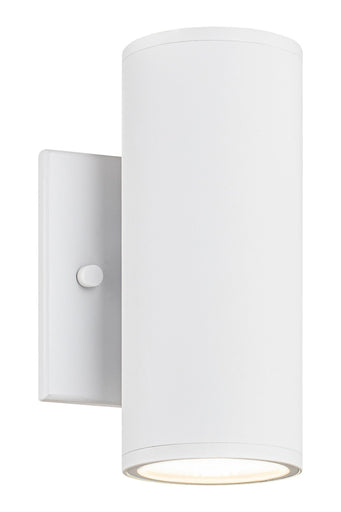 Tubular LED Wall Sconce Matte White