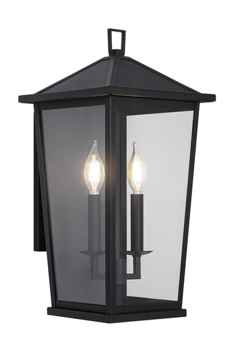 Ingress Two Light Wall Sconce Matte Black