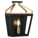 Matteo Lighting - W67011BKAG - One Light Wall Sconce - Mavonshire - Black + Aged Gold Brass