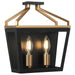 Matteo Lighting - W67012BKAG - Two Light Wall Sconce - Mavonshire - Black + Aged Gold Brass