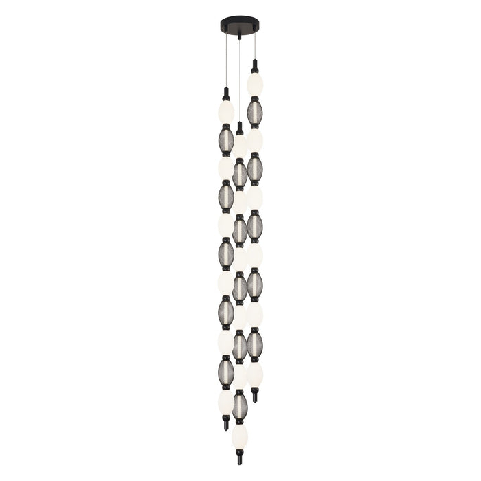 Matteo Lighting - C37103BK - LED Pendant - Tentacles