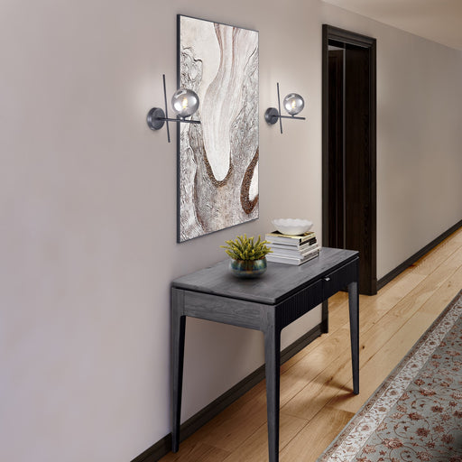 Modena One Light Wall Sconce Black