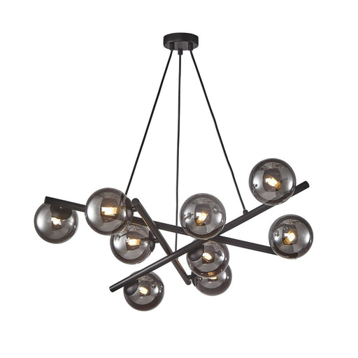 Modena Nine Light Chandelier Matte Black