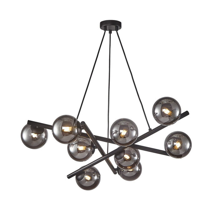 Artcraft - AC11979SM - Nine Light Chandelier - Modena - Matte Black