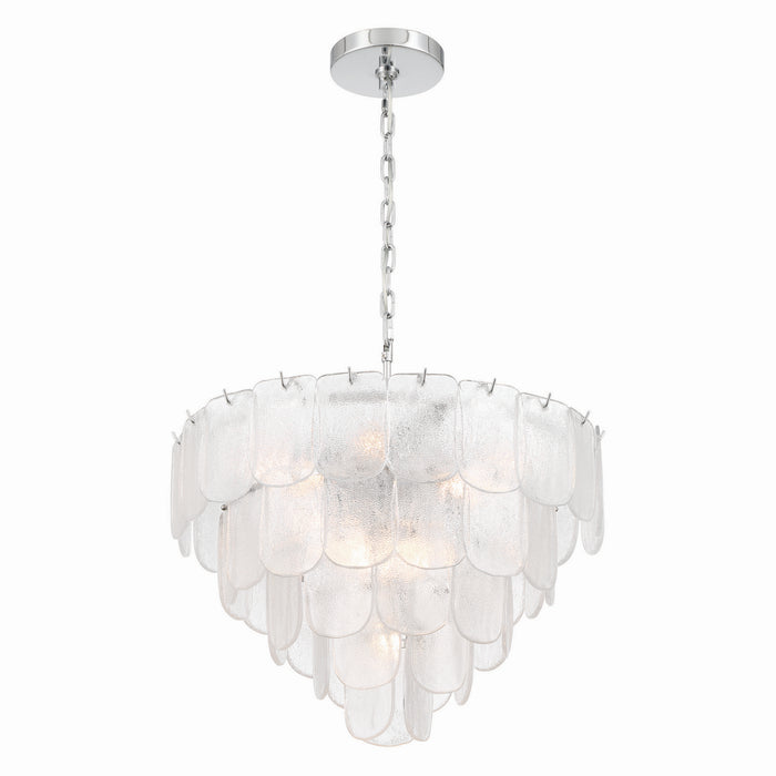 Artcraft - AC12052CR - 12 Light Chandelier - Bianca - Polished Nickel, Crystalline