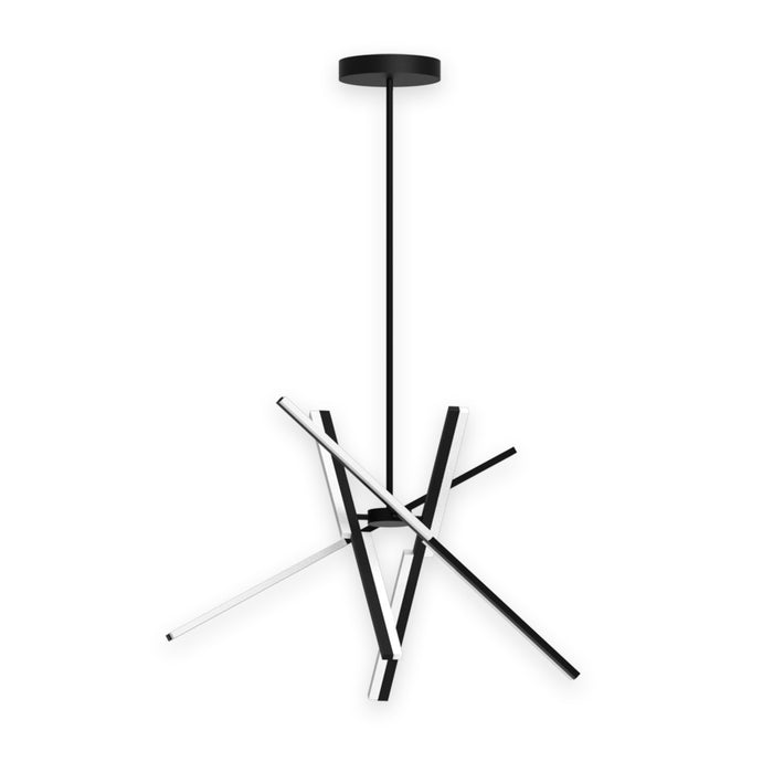 Artcraft - AC7708BK - LED Pendant - Stix - Black