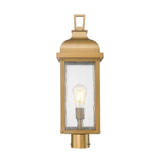 Artcraft - AC8183WB - One Light Outdoor Post Mount - Madrid - Weathered Brass
