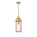Artcraft - AC8185WB - One Light Outdoor Pendant - Madrid - Weathered Brass
