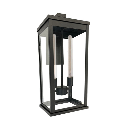 Elmgrove Two Light Outdoor Wall Mount Black