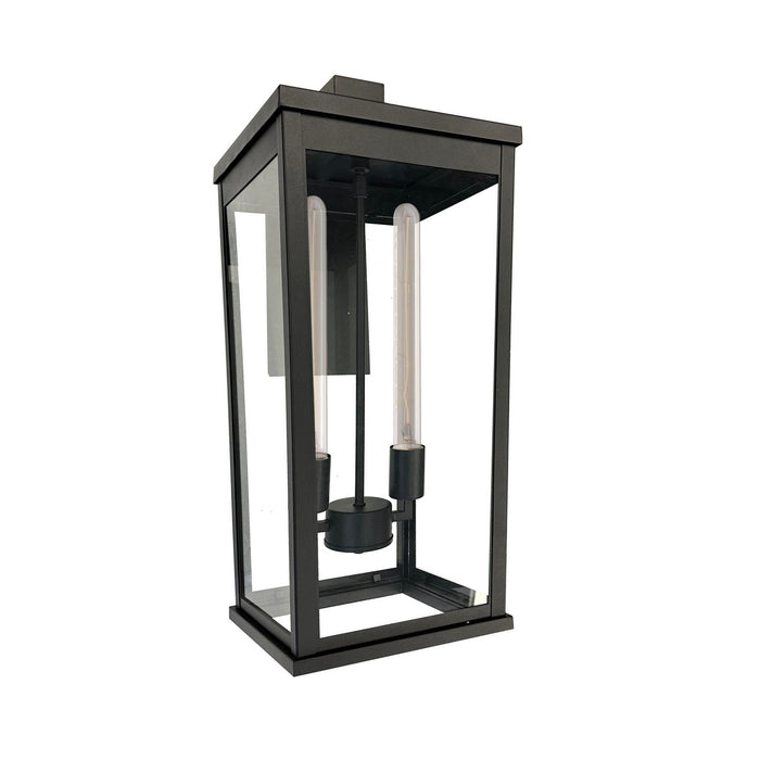 Artcraft - AC8882BK - Two Light Outdoor Wall Mount - Elmgrove - Black