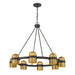 Savoy House - 1-1152-8-333 - Eight Light Chandelier - Andover - Mediterranean Bronze and Riviera Brass