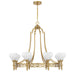 Savoy House - 1-1605-8-322 - Eight Light Chandelier - Allston - Warm Brass