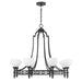 Savoy House - 1-1605-8-89 - Eight Light Chandelier - Allston - Matte Black