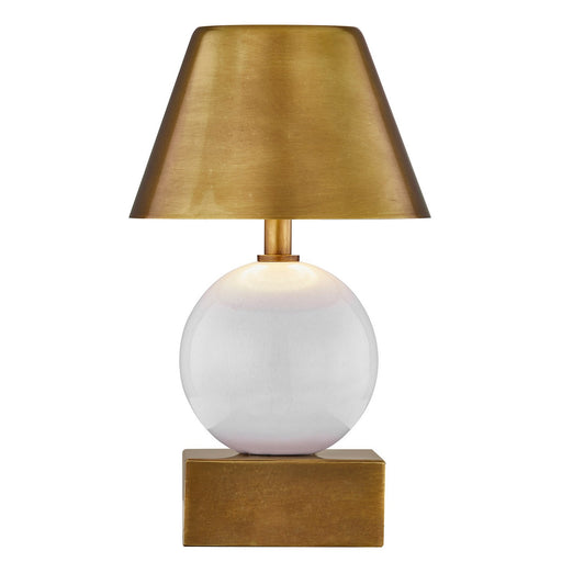 Silas LED Table Lamp Ceramic and Brass