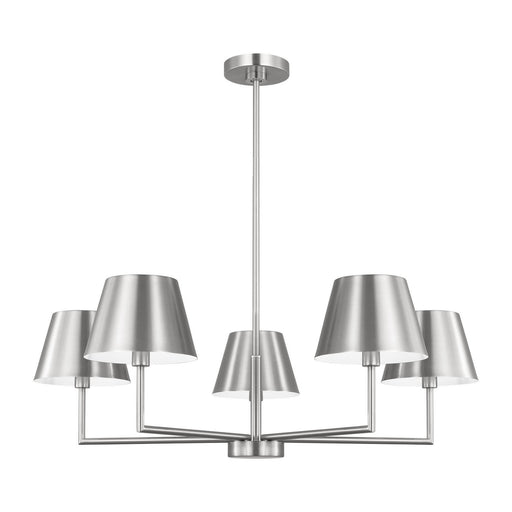 Visual Comfort Studio - DJC1265BS - Five Light Chandelier - Ender - Brushed Nickel