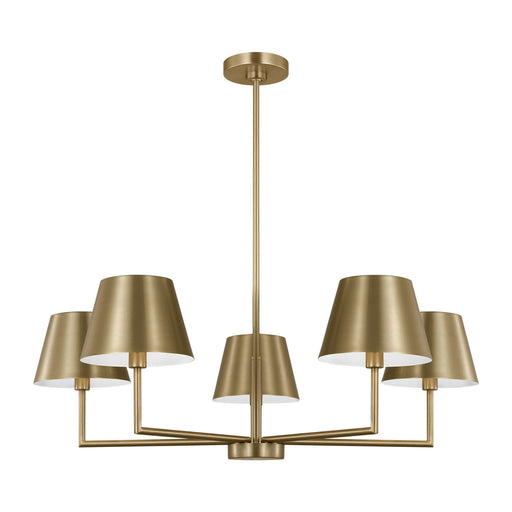 Visual Comfort Studio - DJC1265SB - Five Light Chandelier - Ender - Satin Brass