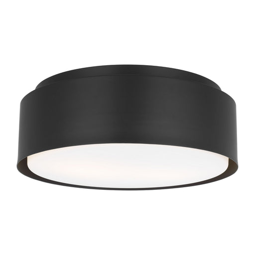 Dartmore Two Light Flush Mount Midnight Black
