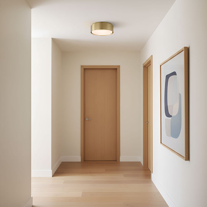 Visual Comfort Studio - DJF1042SB - Two Light Flush Mount - Dartmore - Satin Brass