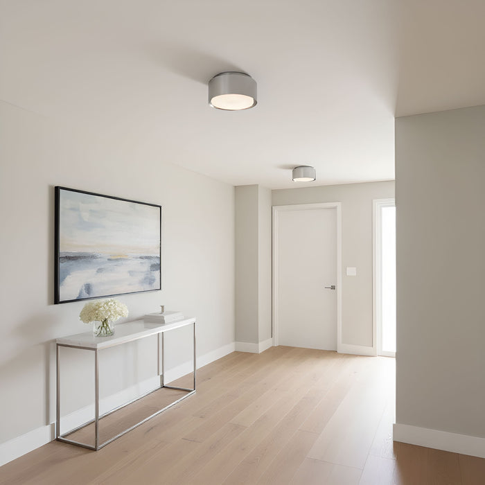 Visual Comfort Studio - DJF1051BS - One Light Flush Mount - Dartmore - Brushed Nickel