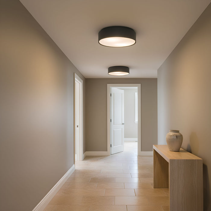 Visual Comfort Studio - DJF1063MBK - Three Light Flush Mount - Dartmore - Midnight Black