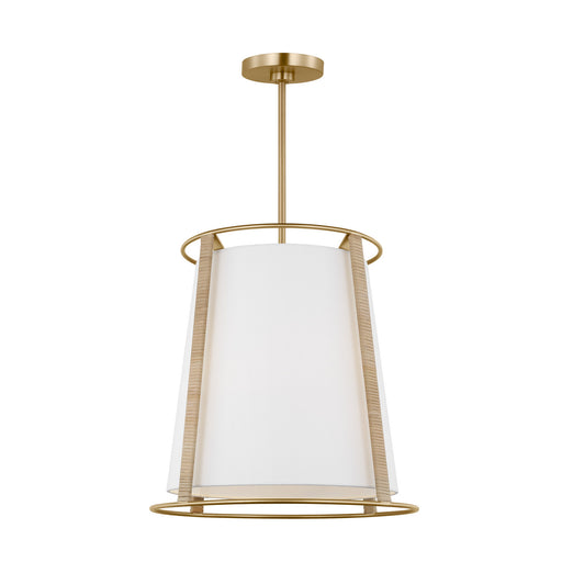 Cortes Two Light Pendant Satin Brass