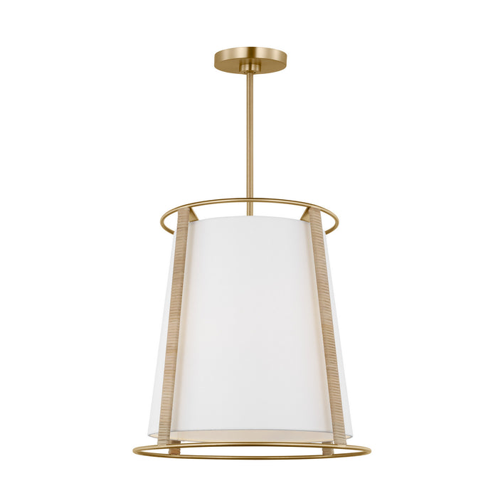 Visual Comfort Studio - DJP1002SB - Two Light Pendant - Cortes - Satin Brass