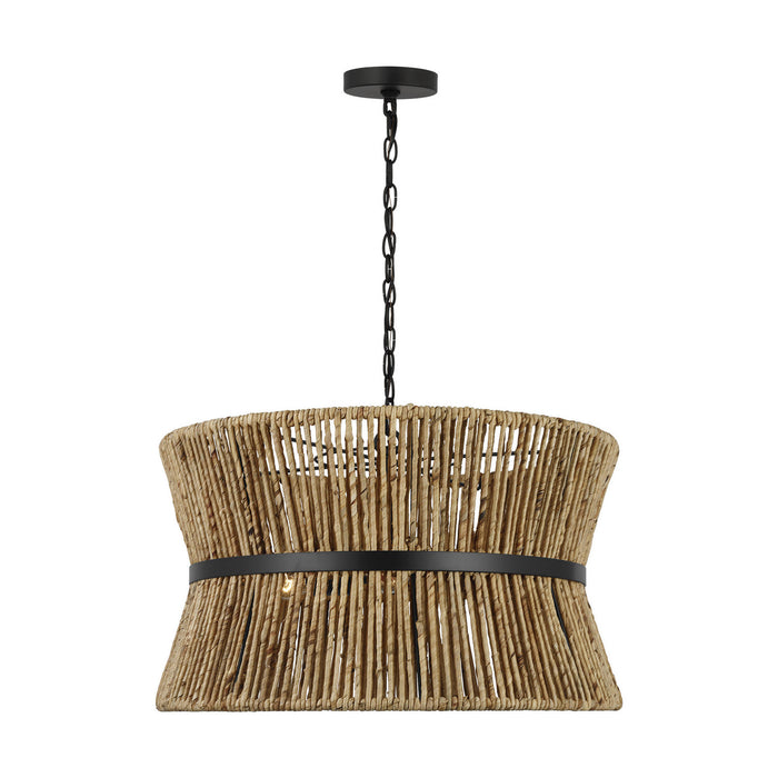 Visual Comfort Studio - DJP1063MBK - Three Light Pendant - Thurlo - Midnight Black