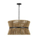 Visual Comfort Studio - DJP1063MBK - Three Light Pendant - Thurlo - Midnight Black