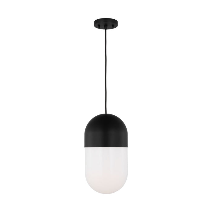 Visual Comfort Studio - DJP1141MBK - One Light Pendant - Foster - Midnight Black