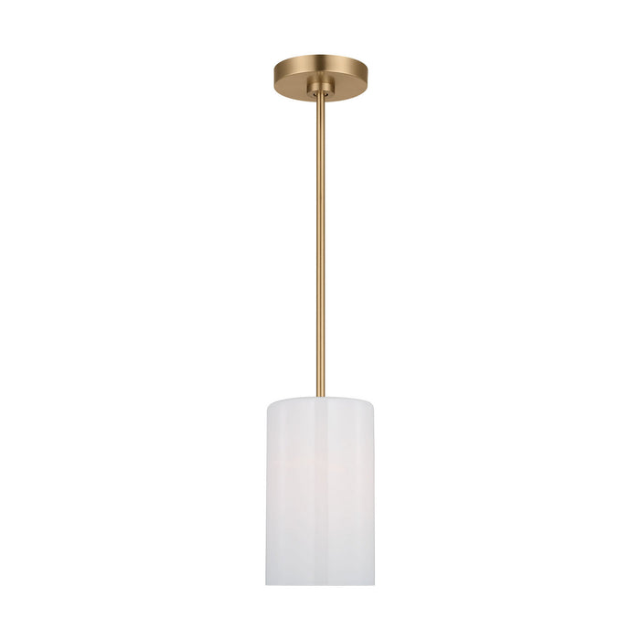 Generation Lighting - GLP1001EN3/SB - One Light Mini Pendant - Rhett - Satin Bronze