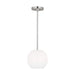 Generation Lighting - GLP1011EN3/BS - One Light Mini Pendant - Rory - Brushed Steel
