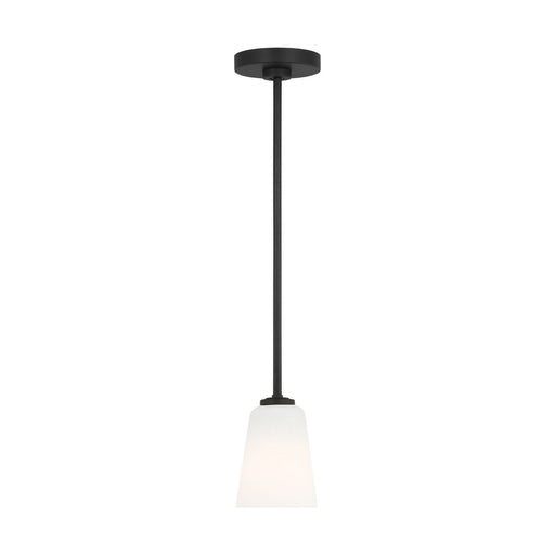Miles One Light Mini-Pendant Midnight Black
