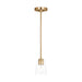 Generation Lighting - GLP1041SB - One Light Mini-Pendant - Miles - Satin Brass