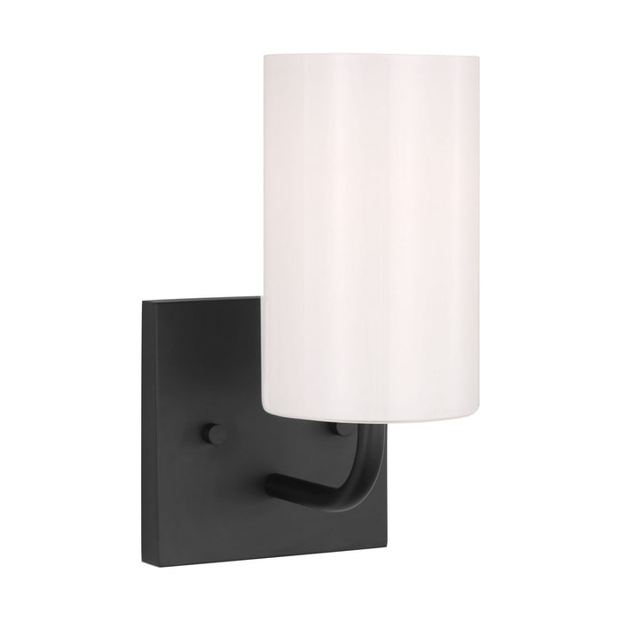 Generation Lighting - GLV1001EN3/MBK - One Light Vanity - Rhett - Midnight Black