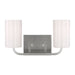 Generation Lighting - GLV1002EN3/BS - Two Light Vanity - Rhett - Brushed Steel