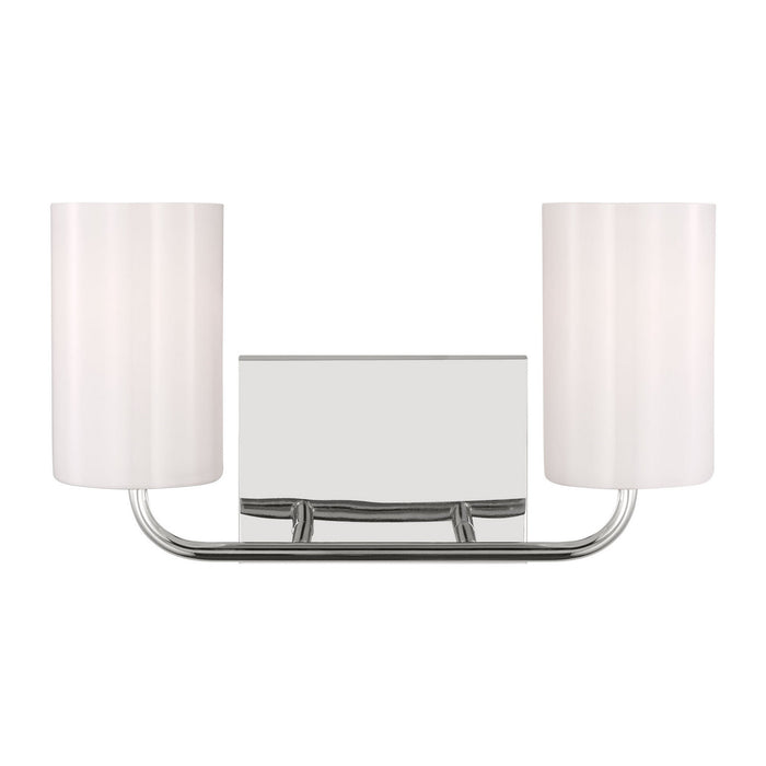 Generation Lighting - GLV1002EN3/CH - Two Light Vanity - Rhett - Chrome
