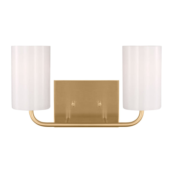 Generation Lighting - GLV1002EN3/SB - Two Light Vanity - Rhett - Satin Bronze