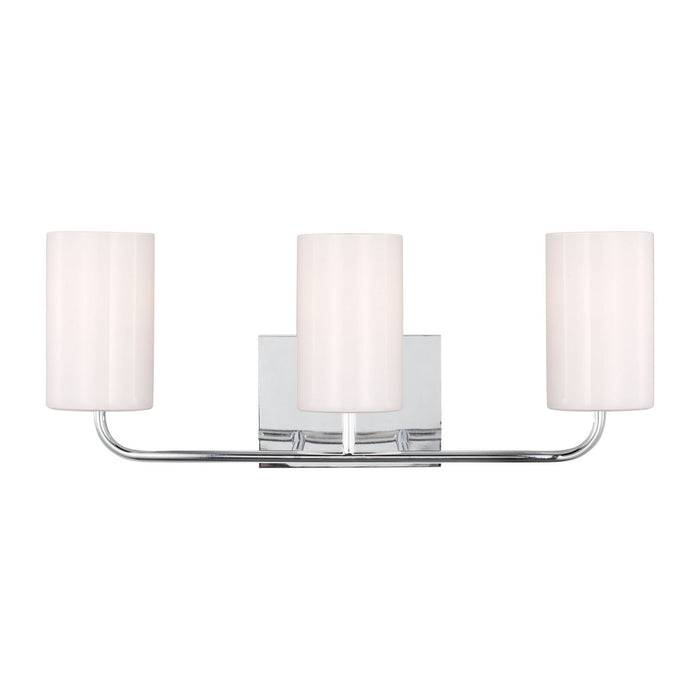 Generation Lighting - GLV1003EN3/CH - Three Light Vanity - Rhett - Chrome