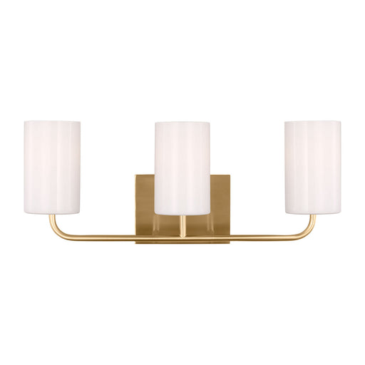 Rhett Three Light Vanity Satin Bronze