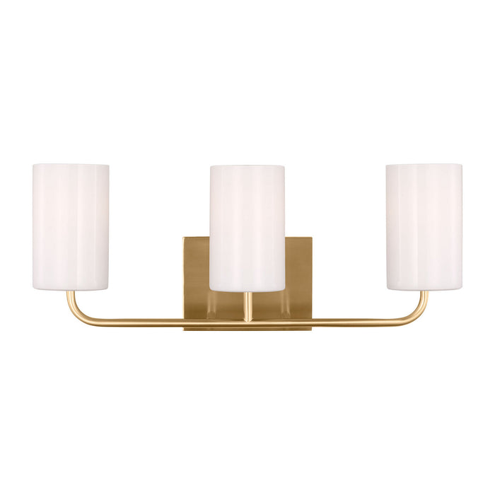 Generation Lighting - GLV1003EN3/SB - Three Light Vanity - Rhett - Satin Bronze