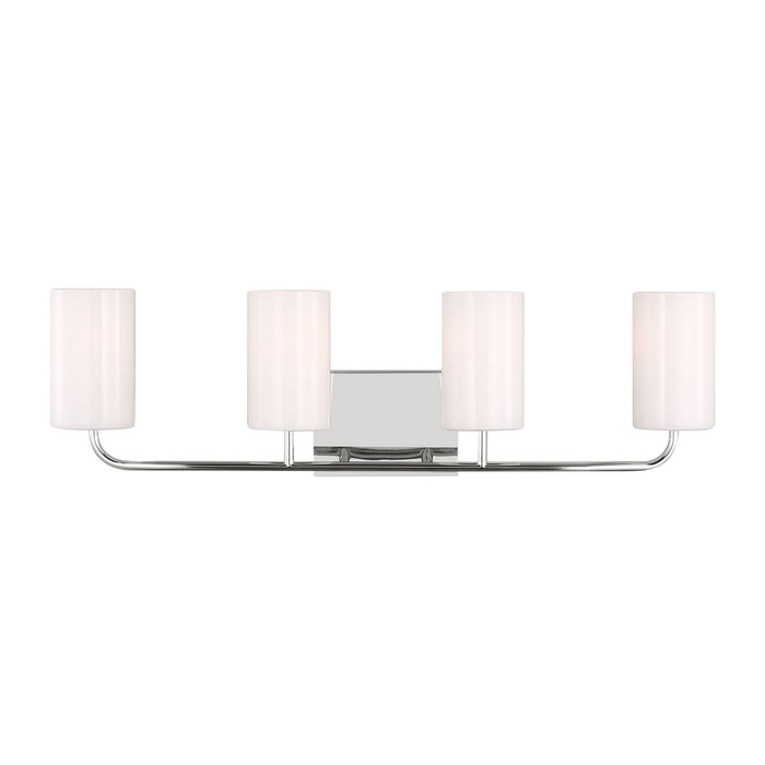 Generation Lighting - GLV1004EN3/CH - Four Light Vanity - Rhett - Chrome