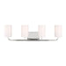 Generation Lighting - GLV1004EN3/CH - Four Light Vanity - Rhett - Chrome