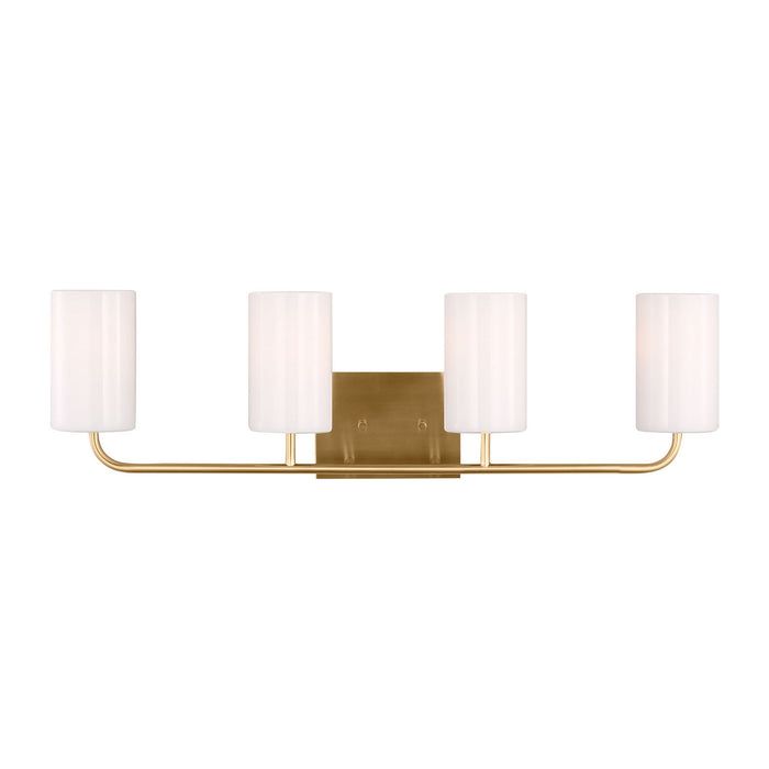 Generation Lighting - GLV1004EN3/SB - Four Light Vanity - Rhett - Satin Bronze