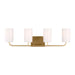 Generation Lighting - GLV1004EN3/SB - Four Light Vanity - Rhett - Satin Bronze