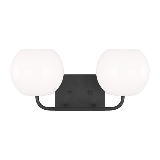 Generation Lighting - GLV1012EN3/MBK - Two Light Vanity - Rory - Midnight Black