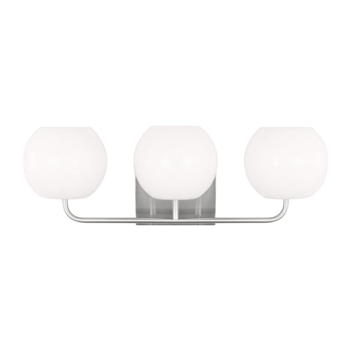 Generation Lighting - GLV1013EN3/BS - Three Light Vanity - Rory - Brushed Steel