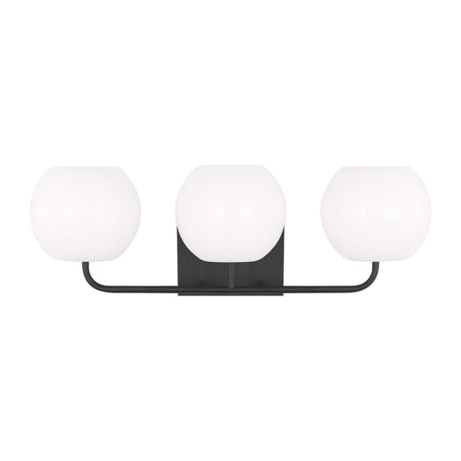 Generation Lighting - GLV1013EN3/MBK - Three Light Vanity - Rory - Midnight Black