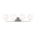 Generation Lighting - GLV1014EN3/BS - Four Light Vanity - Rory - Brushed Steel